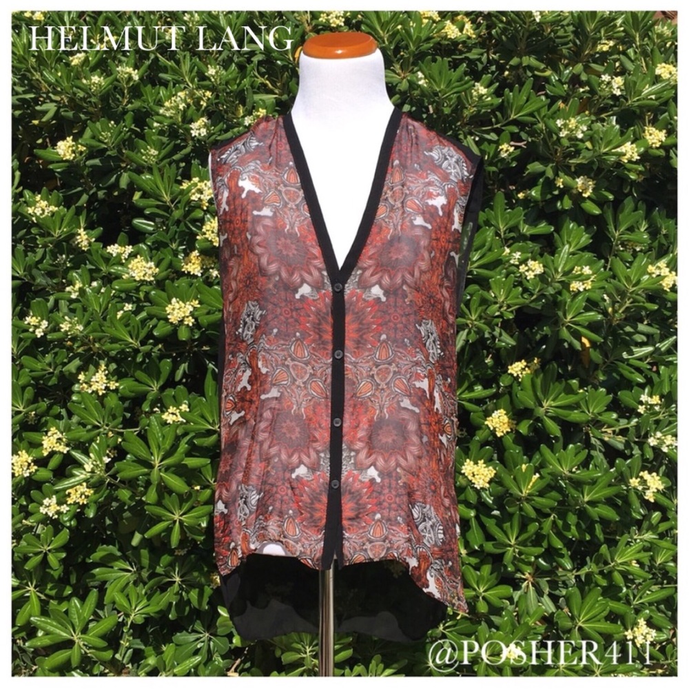 Helmut Lang Printed Top - image 1